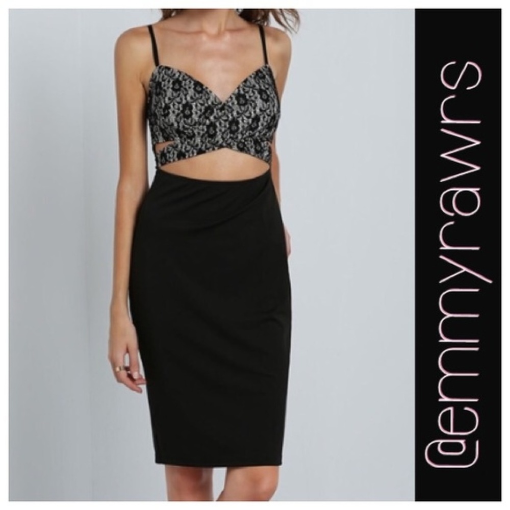 The EMMA Sexy Laced Bodycon Cutout Dress